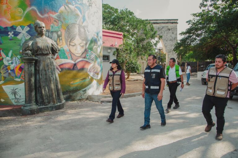 Inicia rehabilitación de parque “Leona Vicario” y repavimentación de avenida 115 en Solidaridad