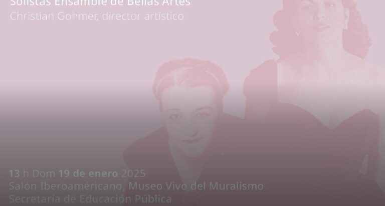 Música INBAL inicia las actividades del 2025 celebrando el legado de María Grever y Consuelo Velázquez