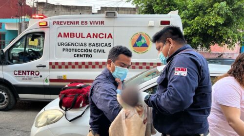 Abandonan a bebé en calles de Villahermosa, Tabasco