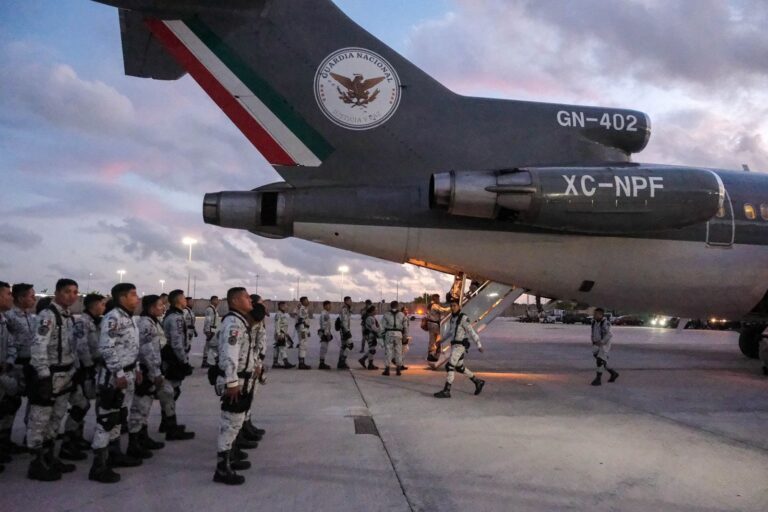 Despliegue de la Guardia Nacional hacia frontera con EE. UU.