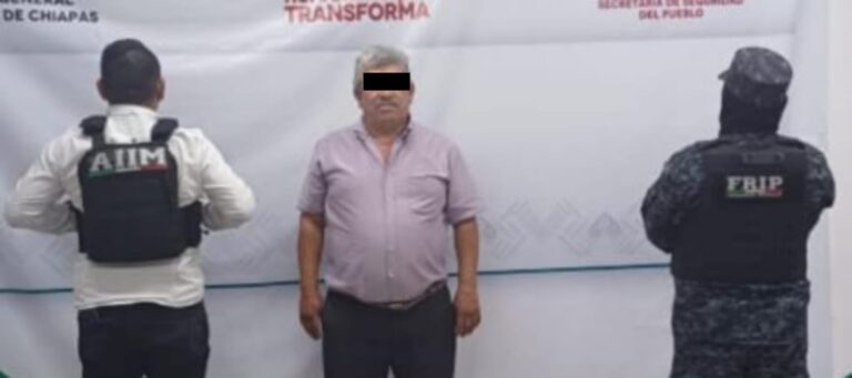 Detienen a presunto homicida en Pantelhó, Chiapas; habría asesinado a siete personas