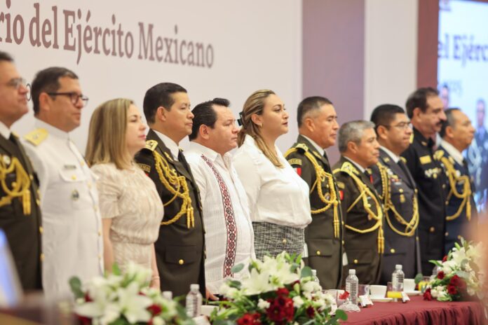 Díaz Mena reconoce labor del Ejército Mexicano