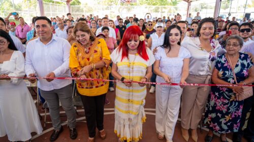 Layda Sansores inauguró obras de infraestructura física en Champotón