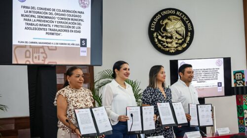 Refuerzan su compromiso por erradicar el trabajo infantil en Quintana Roo