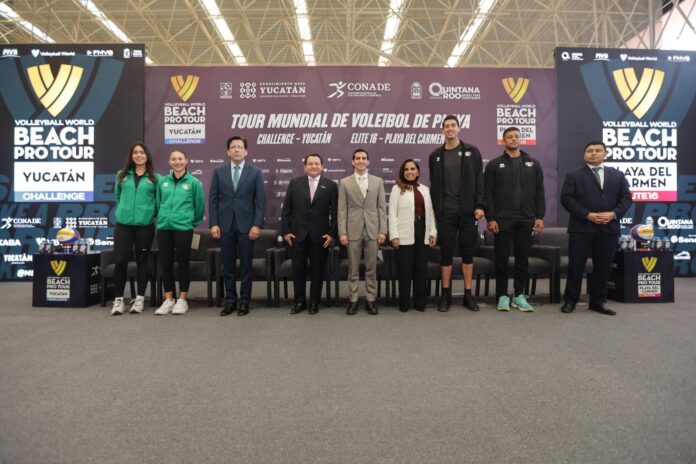 Yucatán será la sede del Tour Mundial de Voleibol de Playa 2025