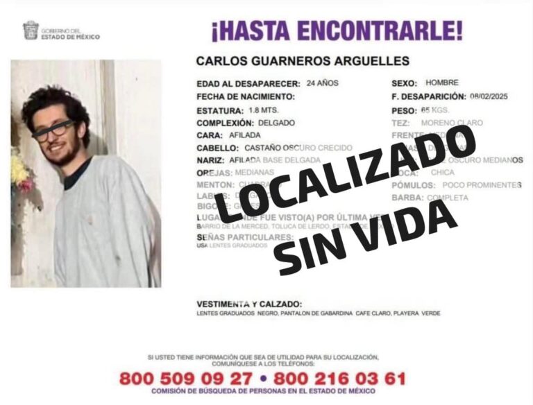 Localizan sin vida a estudiante de la UAEMex en Playa del Carmen