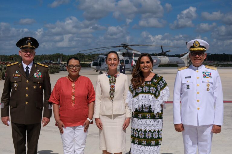 Inauguran base de la Fuerza Aérea Mexicana en Tulum