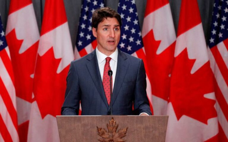 Promete Justin Trudeau respuesta “firme y clara” de Canadá a aranceles de Donald Trump al acero