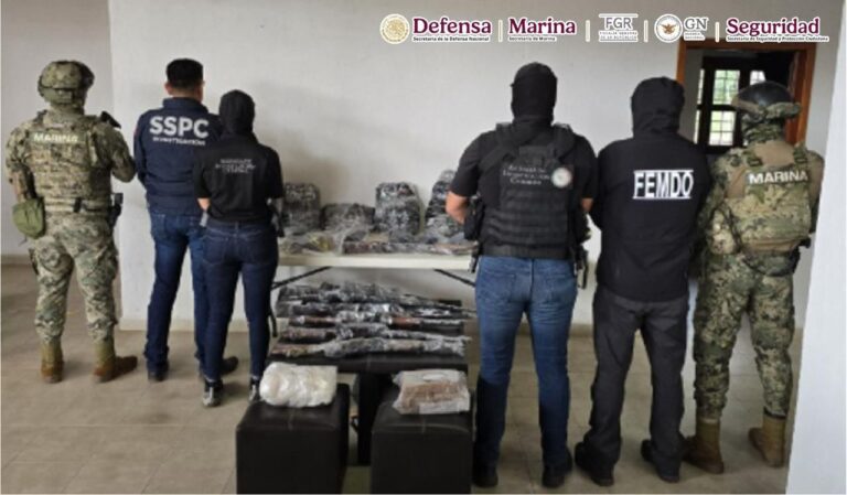 Presenta el Gabinete de Seguridad informe de resultados obtenidos de la “Operación Frontera Norte”