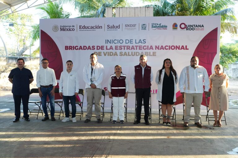 Inician brigadas “Estrategia Nacional de Vida Saludable” en Q. Roo