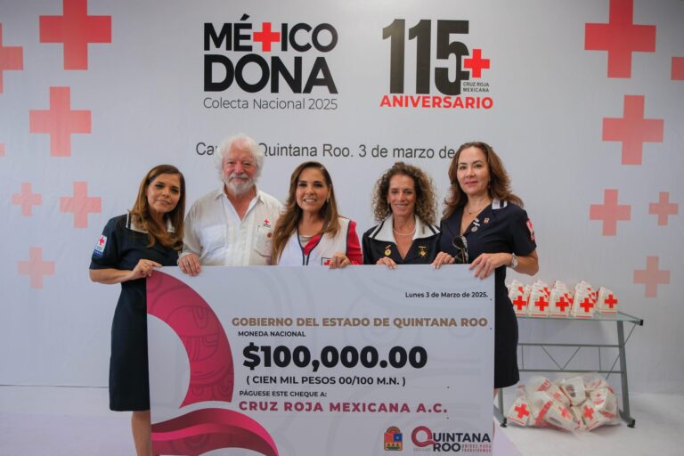 Inicia Colecta Anual de Cruz Roja en Quintana Roo
