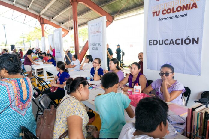 Jornada del Bienestar Social en San Gervasio, Cozumel