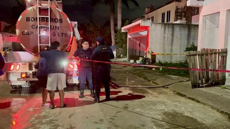 Joven pierde la vida en incendio provocado en Cancún