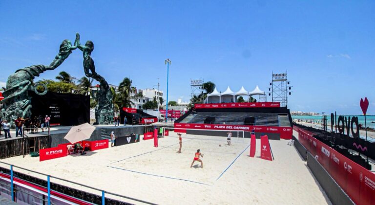 Quintana Roo recibe a la Selección Mexicana para el Tour Mundial de Voleibol de Playa Elite 16