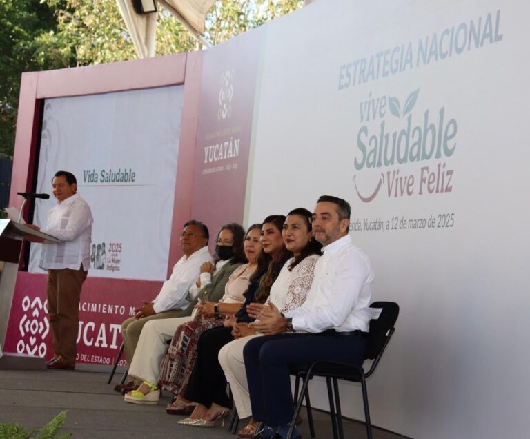 Yucatán también da inicio a la estrategia ‘Vive Saludable, Vive Feliz‘