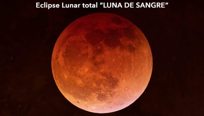 Invita COQHCYT a la observación nocturna del eclipse total de luna en su red de planetarios