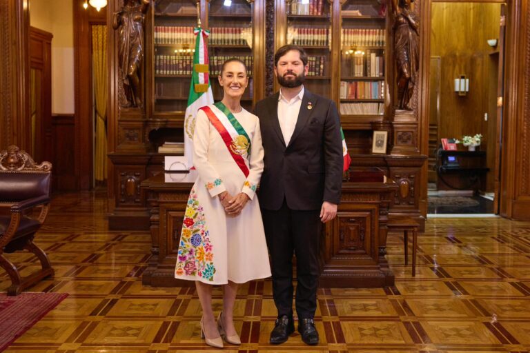 Gabriel Boric expresa su respaldo a Claudia Sheinbaum tras aranceles de EU