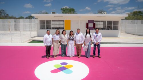 Diaz Mena entrega aulas seguras y accesibles en Casa Otoch