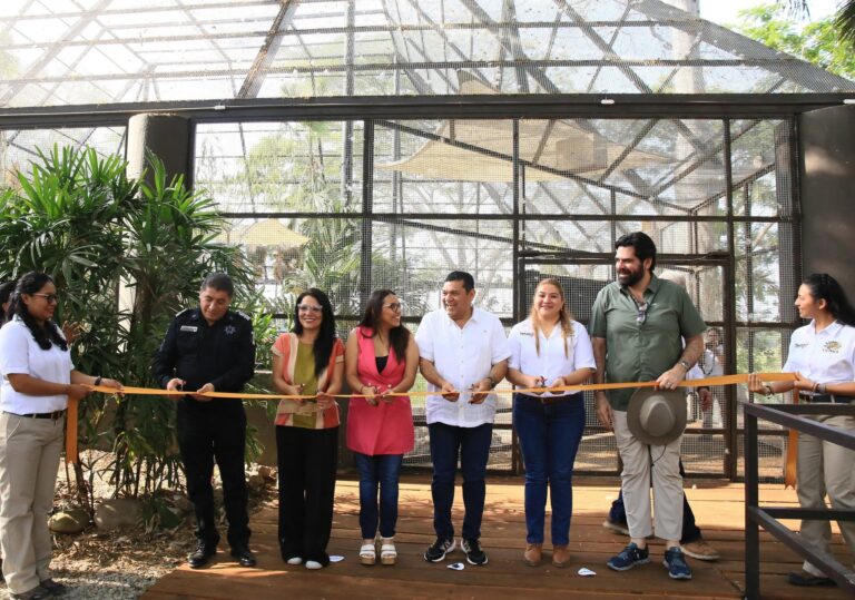Javier May inaugura aviario en el Yumka’, y da inicio a rescate de la laguna