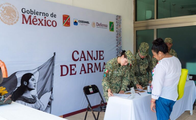 Módulo de Canje de Armas de Fuego en Cozumel