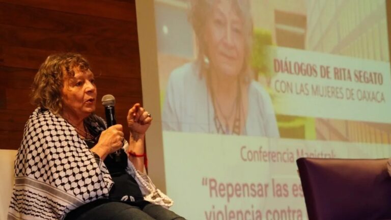 La palabra derechos humanos es una palabra vacía hoy”: Rita Segato