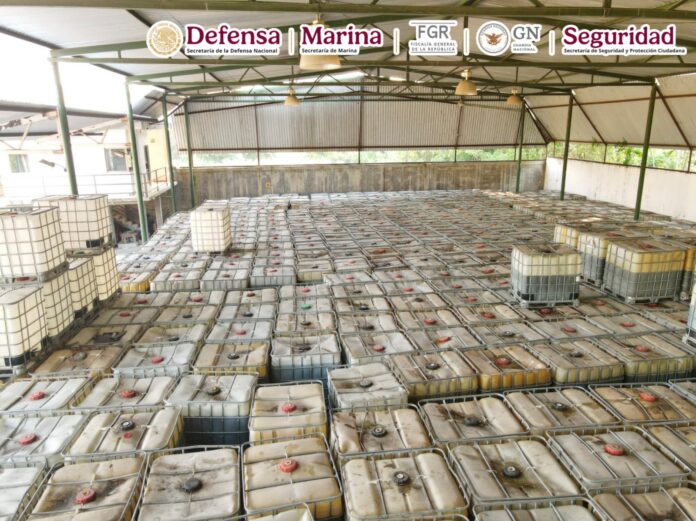 Aseguran 1.5 millones de litros de hidrocarburo de Tabasco