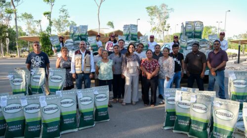 Mara Lezama entregó 70 toneladas de semilla de maíz