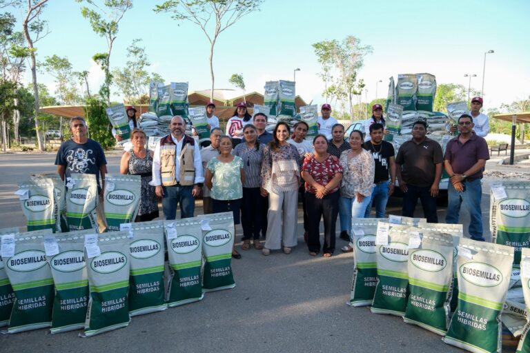 Mara Lezama entregó 70 toneladas de semilla de maíz