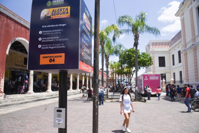 Inauguran Botón de “Alerta Segura” en Mérida