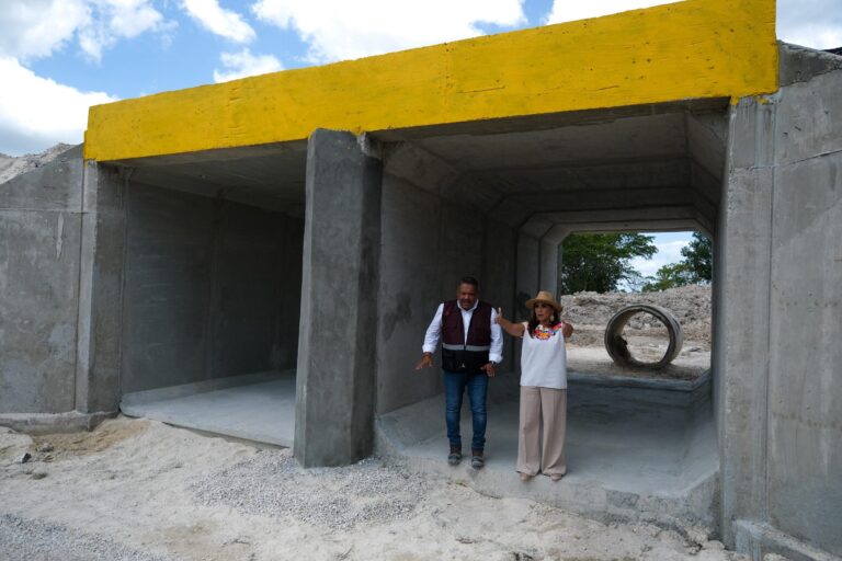 Supervisan rehabilitación del puente entre Nuevo Canaán y Miguel Alemán