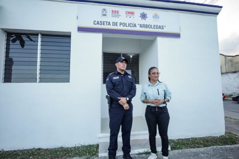 Reactivan caseta policial en el parque de Arboledas como parte del programa “Parque Seguro”