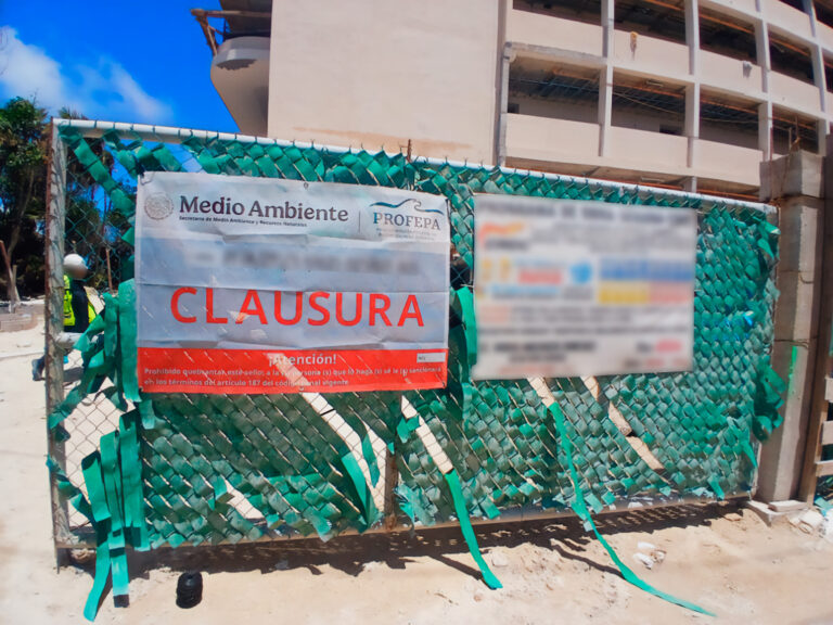 Profepa clausura desarrollo inmobiliario