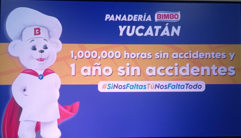 Bimbo logra un año sin registrar accidentes incapacitantes en planta de Yucatán
