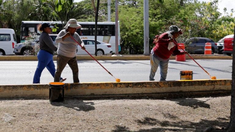 Ana Paty Peralta supervisa las Brigadas Integrales de Servicios Públicos en Cancún
