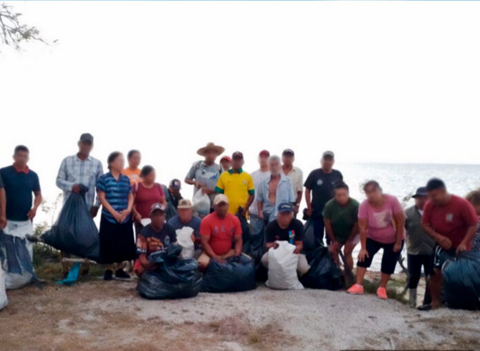 Brigadas ciudadanas retiran residuos en playas en Golfo de México