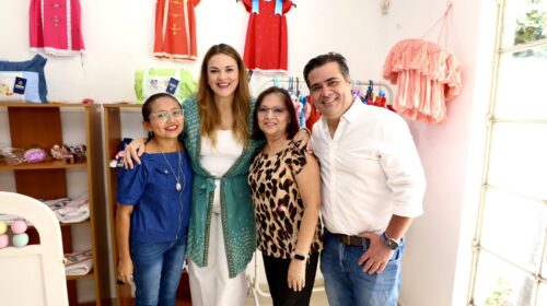Cecilia Patrón impulsa programas de capacitación en bordado en Mérida