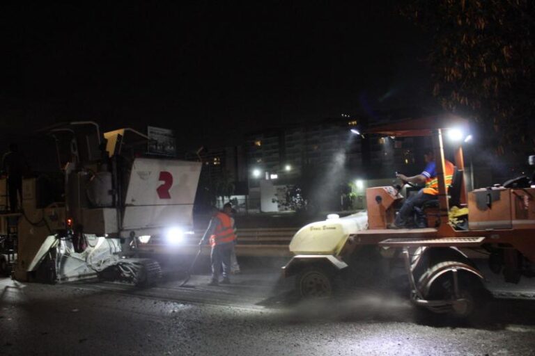 Continuarán las labores nocturnas en el Periférico de Mérida
