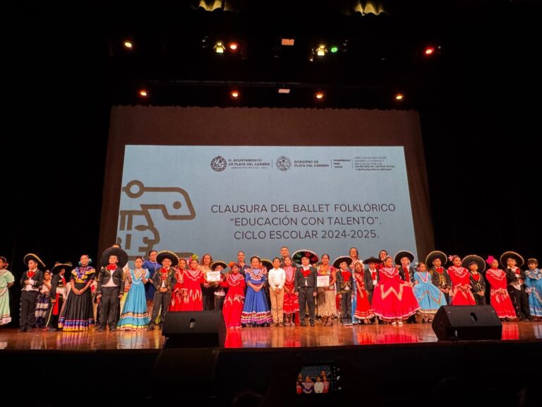 Festival folclórico en Playa del Carmen cierra el ciclo de “Educación con Talento”