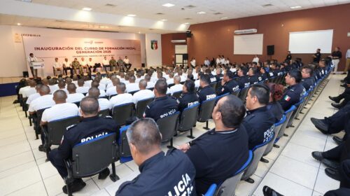 Gobierno de Tabasco trabaja para fortalecer la formación y profesionalización de los cuerpos policiales