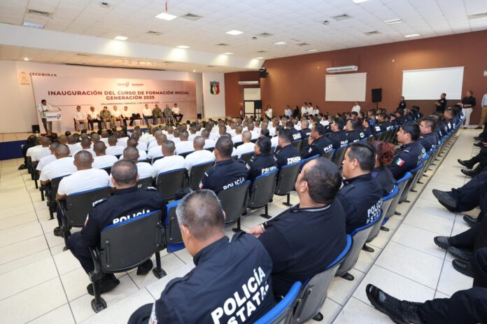 Gobierno de Tabasco trabaja para fortalecer la formación y profesionalización de los cuerpos policiales