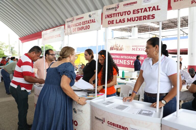 Ahora, el Gobierno viene al encuentro con el pueblo: Javier May al encabezar nueva jornada de atención en territorio