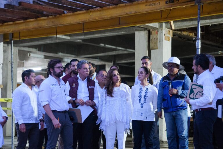 Impulsan Sheinbaum y Lezama supervisan el Nuevo Hospital General de Felipe Carrillo Puerto