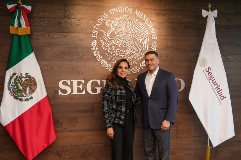 Fortalecen Lezama y García Harfuch coordinación de seguridad para Quintana Roo