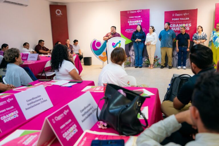 Termina el foro “Pequeñas manos, grandes sueños” en Cozumel