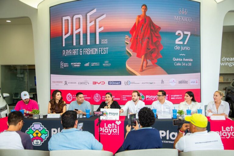Presentan Playa Art and Fashion Fest 2025 en Playa del Carmen