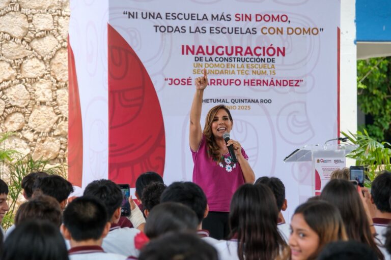 Chetumal Estrena Domo en Secundaria Técnica 15 “José Marrufo Hernández”