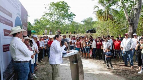 Yucatán invierte 40 mdp en caminos sacacosechas