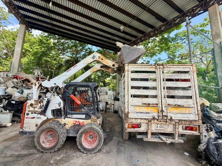 Retiran más de seis toneladas de plásticos procesados de Cozumel