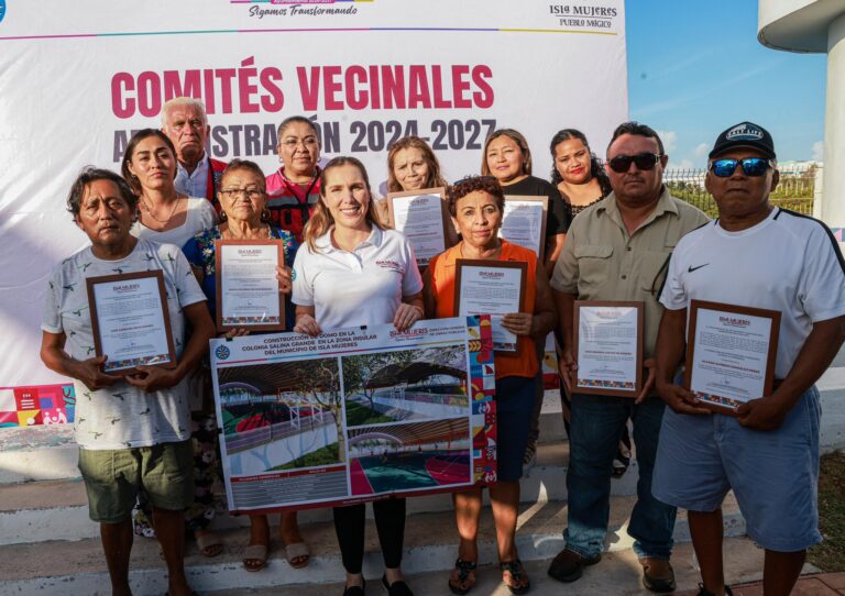 Isla Mujeres instala comités vecinales en la colonia Salina Grande y La Caribeña
