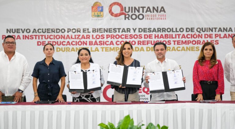 Adecuarán 43 escuelas como refugios temporales para turistas en QRoo